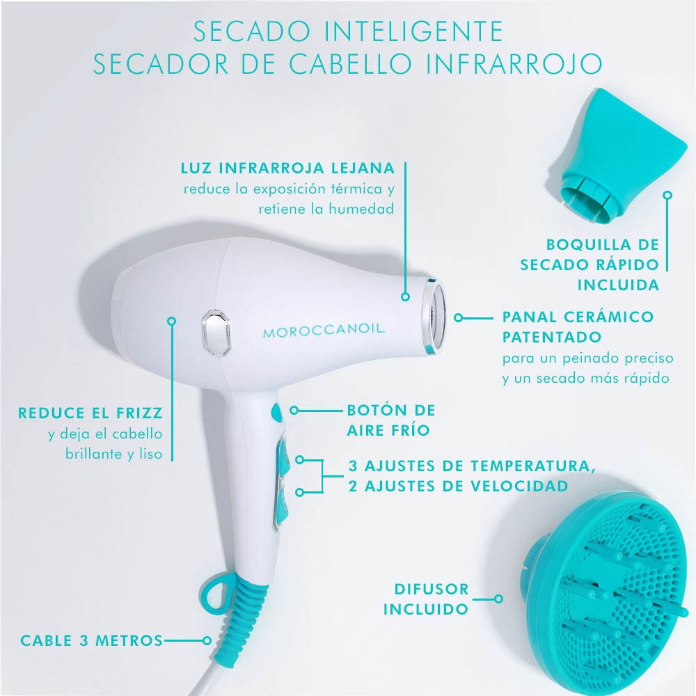 SMART STYLING INFRARED HAIR DRYER (SECADOR INTELIGENTE CON INFRAROJOS)